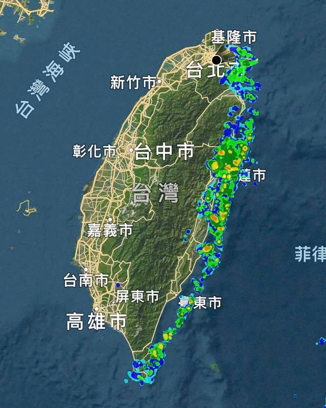 雨神加油，努力爬過中央山脈(2021/4/22)